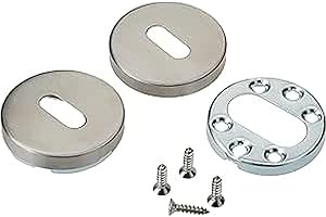 Bricard Tempo - Rosetón para puerta de entrada (acero inoxidable), 667020