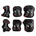 Produktbild Kinder Schützer,EONPOW Kinder Radfahren Roller Skating Knie Ellenbogen Handgelenk Schutzpolster Set 6pcs Größe S