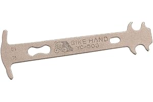 P4B Juego de herramientas para la cadena de tu bicicleta, 1 látigo de cadena y 1 calibrador de cadena.