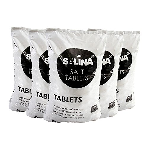 5 Säcke Regeneriersalz Tabletten à 25kg Enthärtersalz für Enthärtungsanlagen von A&G-heute