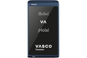 ‎VASCO ELECTRONICS Vasco Translator Q1 | Sprachübersetzer | Sprachausgabe mit eigener Stimme (Voice Cloning) | Anruf Übersetzer | Foto Übersetzer | 113 Sprachen | Gratis Internet in rund 200 Ländern | Slate Blue