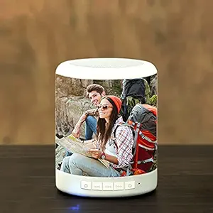 Personalized Gift Smart Touch Mood Lamp Bluetooth Speaker for Gifts, USB Rechargeable Speaker, Speaker, Customized with Your Photos