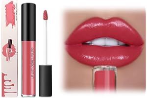 ‎LAOCAF Lippenstift mit Cremiger Textur, 2024 Neuer Lipgloss, Lang Anhaltender Charme, Glatte Schimmertextur, Lipgloss 24 Stunden Halt (#1, one)