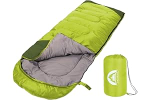 SWTMERRY- Sacco a pelo 4 stagioni (estate, primavera, autunno, inverno) caldo e freddo - Uso leggero ed impermeabile interno ed esterno per bambini Adulti Escursionismo Zaino in campeggio