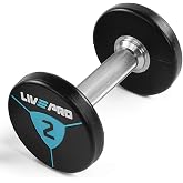 Livepro LP8000 Premium Polyurethane Dumbbell