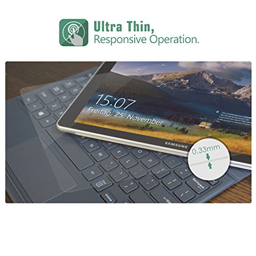 MoKo Samsung Galaxy Book 12 Zoll Folie – HD 9H Panzerglas Hartglas Displayschutzfolie Glas Displayschutz Display Schutzfolie Glasfolie Screen Protector für Samsung Galaxy Book 12 Zoll, Transparent - 6