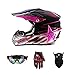 Produktbild Kuccy Adult Motorradhelm Herren, Off Road Motocross Helmet Brille Handschuhe Maske TZ-242 Enduro Helm Motorcrosshelm Schutzhelm Schutz Sicherheit Motorrad-Helm Motorradhelme (S, M, L, XL),M