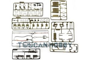 wheelfun Heng Long RC Tank Plastic Decoration Parts Bag for 1/16 USA Walker Bulldog RC Tank 3839 Spare Part