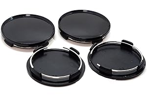 MINAMZEE 4Pcs Hub Centre Caps, 60mm Universal Wheel Centre Cap, Replacement Car Hub Centre Caps, Blank Hub Caps for DIY Outer diameter 60mm inner diameter 56mm