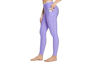 BALEAF Damskie Legginsy do Pływania z Kieszeniami na Zamek Błyskawiczny, Kombinezon do Pływania, Spodnie Rash Guard z Podszewką, Skromne Stroje Kąpielowe UPF 50+