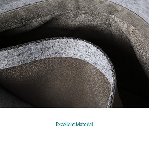 dodocool 13,3 Zoll Filz Sleeve Hülle Ultrabook Laptop Tasche für 13″ Macbook Air/ Pro Retina 12,9 Zoll iPad Pro, Grau - 3