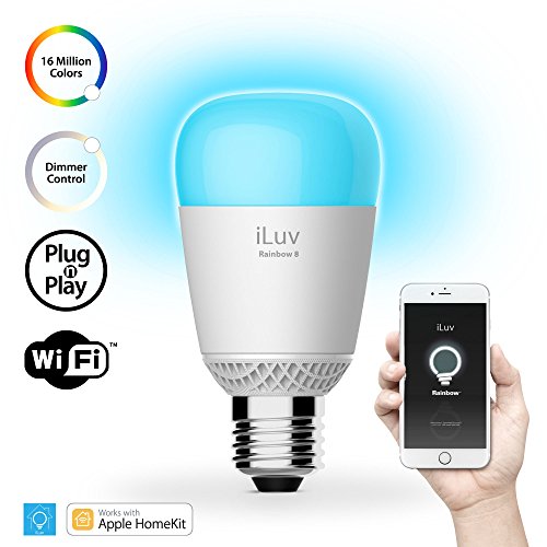 Preisvergleich Produktbild Iluv Rainbow LED-Glühbirne mit E27-Schraubfassung