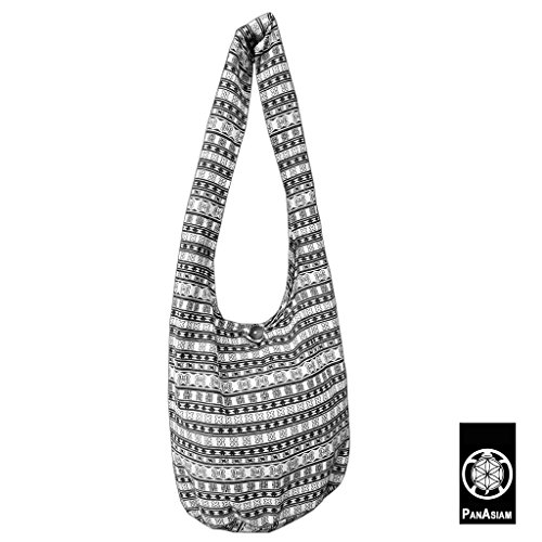 Preisvergleich Produktbild Schulterbeutel, EO1 Webmuster 06, schwarz, in L