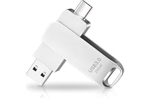 Memoria USB C 256GB, Dual Drive Pendrive Tipo C y USB OTG 2 en 1 Portátil Impermeable Dual Pen Drive USB C Metal Alta Capacidad Memory Stick para iOS Smartphones,Android, Pc, Tabletas13