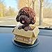 Produktbild Huaqiang Auto Nicken Hund, Schütteln Kopf Puppe Auto Dekoration, Harz Cartoon Innovative Niedlichen Haustier Hund Teddy Interior Crafts Auto Decor Swing Puppe