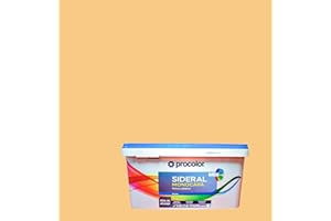 PINTUROM Pintura de Interior Monocapa Sideral Mix. Colores del Mundo. Alta cubrición, Lavable, Colores duraderos. Cubeta de 4 L. (4L., Melocotón intermedio - India)