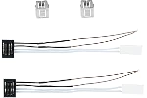 HOCENWAY 2sets de 24 V 48 W calentador de cerámica termistor con abrazaderas de sujeción serie P1 compatible con Bambulab P1P P1S P1S P1S Combo impresora 3D accesorios piezas