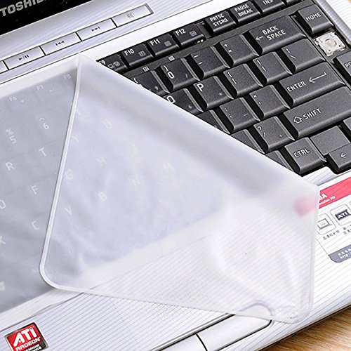 EQLEF® 2 Stück Soft-Touch Silikon-Tastatur-Cover & Display Schutz für MacBook Pro 15-Zoll