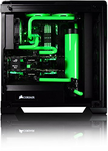 VIBOX Venom GS570-29 Komplett-PC Paket Gaming PC – 3,5GHz Intel i5 Quad Core CPU, 2x GTX 1070, leistungsfähig, Wassergekühlter Desktop Gamer Computer mit Spielgutschein, 28″ 4K Monitor, Razer Tastatur, Razer Maus, Windows 10, lebenslange Garantie* (3,0GHz (3,5GHz Turbo) Superschneller Intel i5 7400 Kabylake Quad 4-Core Prozessor CPU, 2x Dual SLI Nvidia GeForce GTX 1070 8GB Grafikkarten, 32GB DDR4 3000MHz RAM, 480GB SSD, 3TB Festplatte, Gewohnheit Wasserkühlung, Corsair 570X Gehäuse) - 5