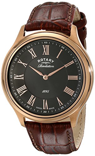 Rotary Men's Watch XL Analogue Quartz Revelation Leather GS02967 / 06 / 10