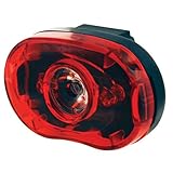 Smart 1/2 Watt Rear Cycle Bike Light (Includes 2 x AAA Batteries) - Red