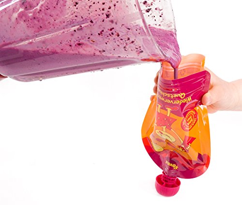 NEU divata MINI Quetschies 100ml (4er Pack), BPA-frei – wiederverwendbare Quetschbeutel zum selbst befüllen für Babys und kleine Kinder - 2