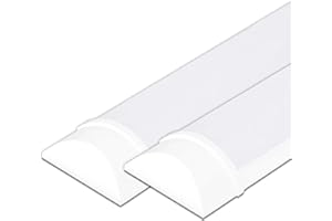 V-TAC 2x Plafoniera LED Lineare da Soffitto 120 CM - 40W - con Chip Samsung - Lampada Rettangolare 4800 Lumen - IP20 per Parete, Garage, Negozio, Magazzino - Plafoniere Tubo - Luce Naturale 4000K