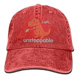 Hand Wash Suggested I Am Unstoppable T Rex Unisex Baseball Caps Denim Hats Cowboy Outdoor