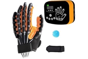 EMFOCU Versione aggiornata dei guanti robotici per la riabilitazione dell'ictus, dispositivo di formazione per la riabilitazione della mano per paralisi cerebrale, guanti per la terapia della mano.