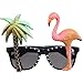 Hawaii Party Sunglasses ¨C LATH.PIN Novelty Beach Party Costume Creative Palm Tree Flamingo Sunglasses