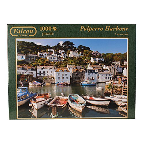 Preisvergleich Produktbild Jumbo 11046 - Falcon - Polperro Harbour Puzzle, 1000 Teile