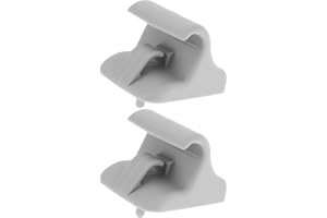 ECSiNG 2 Clips pour Pare-Soleil de Voiture 8523505100OM Compatible avec Hyundai I20 Getz 08-15 Gris