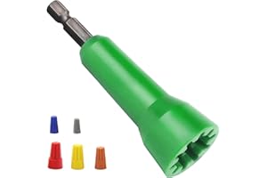 NS JUVYIG Wire Twister Tool for Drill, Drill Wire Twister, Wire Twister Wire Connector Wire Twisting Tool, Wire Nut Twister for Electrical Power Drill (1)