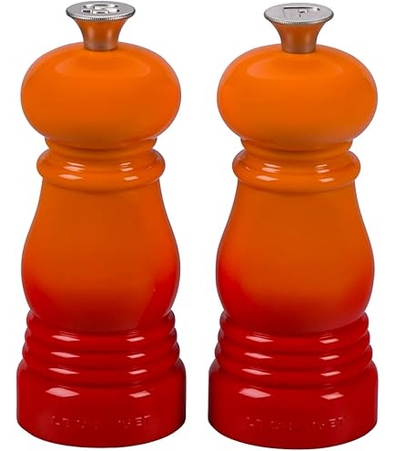 Le Creuset Set 2 Tampas De Silicone Para Moedores Laranja