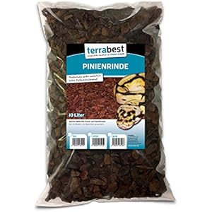 Terrabest Pinienrinde 30L grob 25 - 45mm Bodengrund Einstreu Regenwaldterrarien