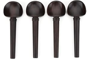 BNINETEENTEAM 4 Chevilles pour accordage de Violoncelle, Bois ébène sans Cheville Violon pour Cheville de Violoncelle pour Outil pour Instruments de Musique 4/4 Violoncelle