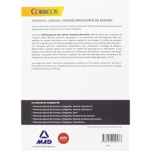 Personal Laboral de Correos y Telégrafos. Nuevos simulacros de Examen
