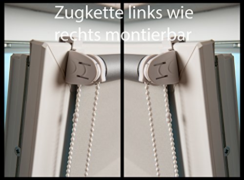 Thermo Verdunkelungsrollo verschiedene Größen und Farben Seitenzug Rollo Klemmrollo Klemmfix Thermorollo (grau, 70_x_150_cm) - 7
