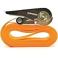 SP Electron 5 Mtr Porable Heavy Duty Tie Down Cargo Strap Luggage Lashing Strong Ratchet Strap Belt with Metal Buckle (Pack of 1)-Multicolor.