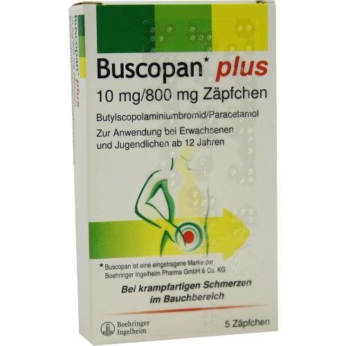 Preisvergleich Produktbild BUSCOPAN PLUS 5St Suppositorien PZN:2250907