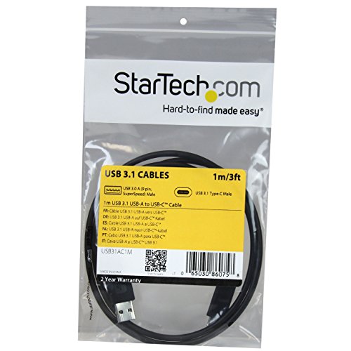 StarTech.com 1m USB 3.1 USB-C auf USB Kabel – USB 3.1 Anschlusskabel - 4