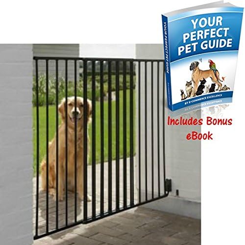 Solid Dog Barrier For Gardens And Patios With Special Weather Proof Coating - Provides A Simple And Effective Way To Keep Your Dog Safe - Also Suitable For Indoor Use By eCommerce Excellence