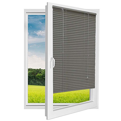Aluminium Jalousie in Grau (Light Grey), Größe 120x180cm (Breite x Länge)