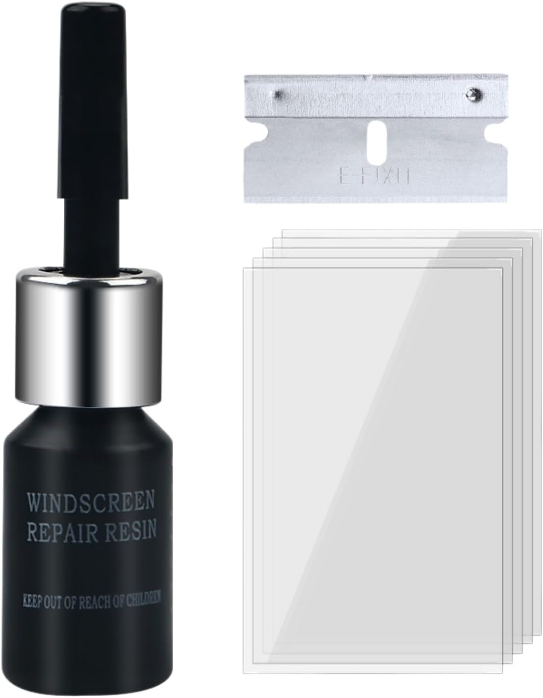 Windscreen Chip Repair Kit,Windscreen Repair Kit,DIY Glass Cracked Windshield Repair Kit,Advanced Glass Repair Kit for Windscreen Scratch Repair,Glass Scratch Remover for Cars,Glass Crack Repair