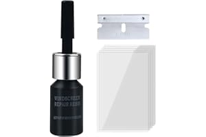 Windscreen Chip Repair Kit,Windscreen Repair Kit,DIY Glass Cracked Windshield Repair Kit,Advanced Glass Repair Kit for Windscreen Scratch Repair,Glass Scratch Remover for Cars,Glass Crack Repair