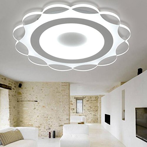 Preisvergleich Produktbild Jingzou Decke LED Blütenblätter Schlafzimmer Rund Slim Wohnzimmer Leuchten 42CM