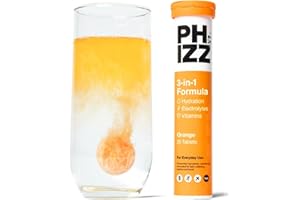 Phizz Multivitamin Hydration Tablets Orange, 20 Tablets