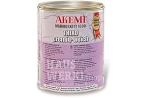 AKEMI Marmorkitt 1000 Thixo mit Steinstruktur, Struktur Travertin-hell