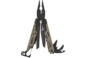 Leatherman Signal Multi-Tool - 19 Strumenti per il Campeggio e la Sopravvivenza - Marrone