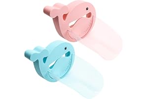 LUVZOOR 2 Pezzi Rubinetto Extender per Bambini, Prolunga Rubinetto Faucet Extender Bambini, Blu + Rosa